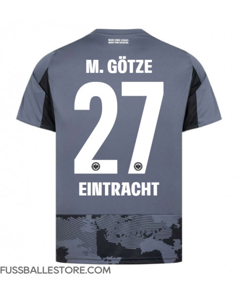 Günstige Eintracht Frankfurt Mario Gotze #27 3rd trikot 2025-26 Kurzarm Günstige Eintracht Frankfurt Mario Gotze #27 3rd trikot 2025-26 Kurzarm